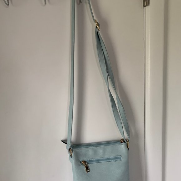 Sky Blue Crossbody Bag - Picture 3 of 3